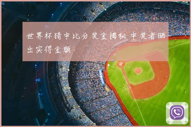 世界杯猜中比分奖金揭秘 中奖者晒出实得金额
