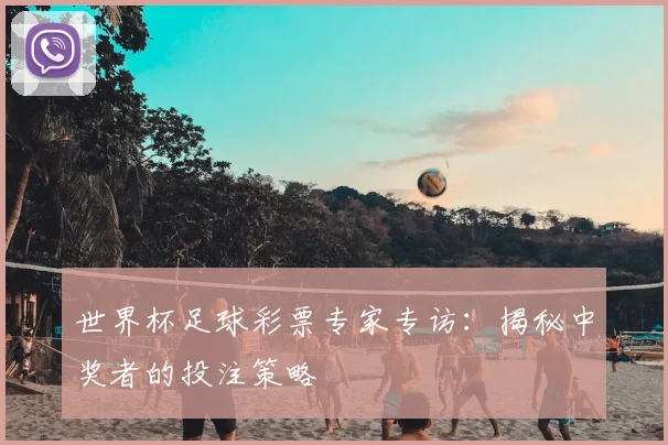 世界杯足球彩票专家专访：揭秘中奖者的投注策略